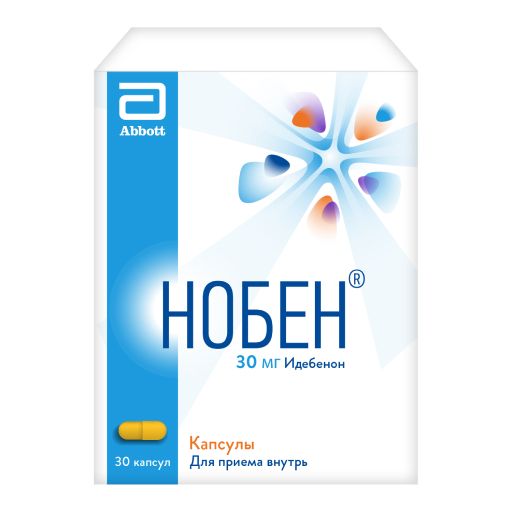 Нобен, 30 мг, капсулы, 30 шт. купить по цене от 657 руб в Москве, заказать с доставкой в аптеку, инструкция по применению, отзывы, аналоги, Эббот Лэбораториз, ООО