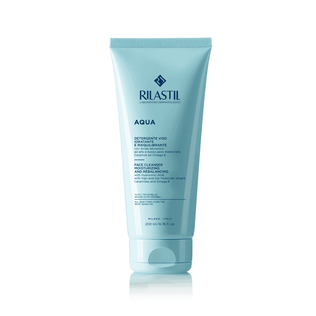 фото упаковки Rilastil Aqua Очищающий увлажняющий гель для лица