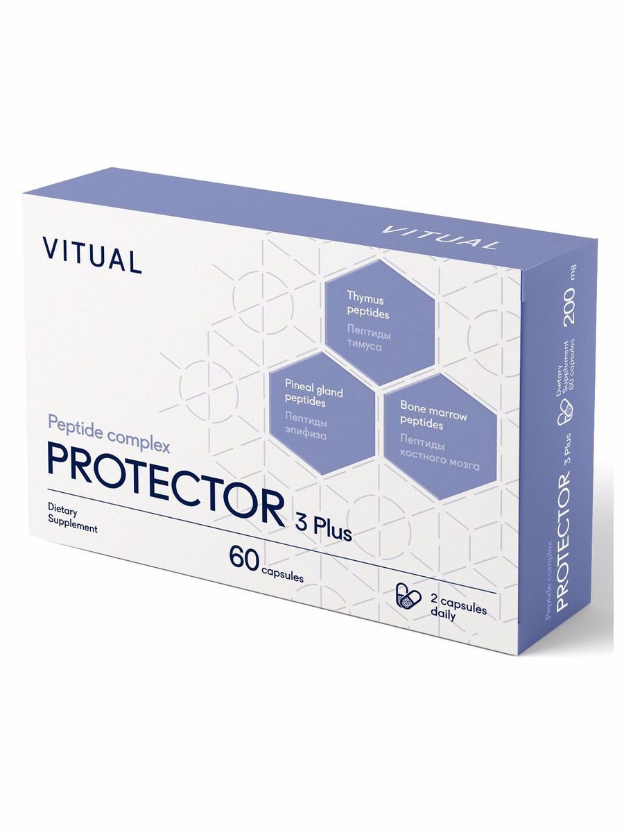 фото упаковки Комплекс Пептидов Vitual Lab Protector 3 Plus