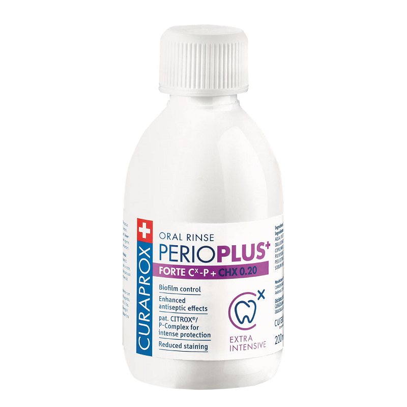 фото упаковки Curaprox Perio Plus Forte Ополаскиватель хлоргексидин