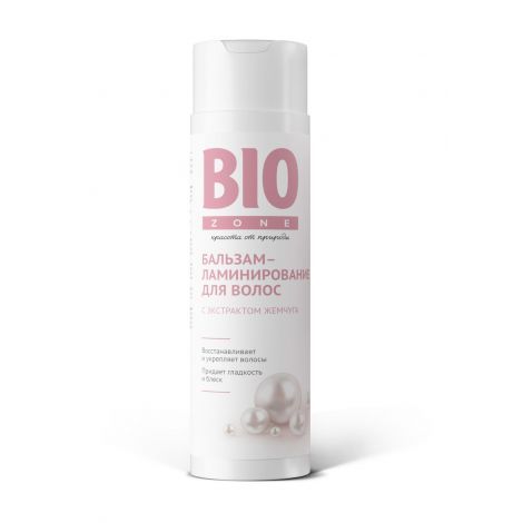 фото упаковки Biozone Бальзам-ламинирование для волос с экстрактом жемчуга