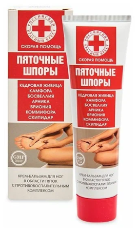 фото упаковки Скорая помощь Пяточные шпоры крем-бальзам