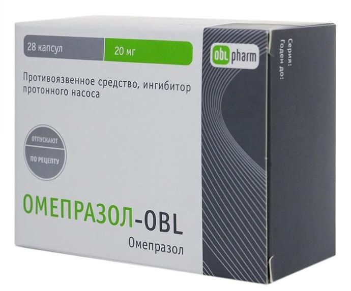 фото упаковки Омепразол-OBL