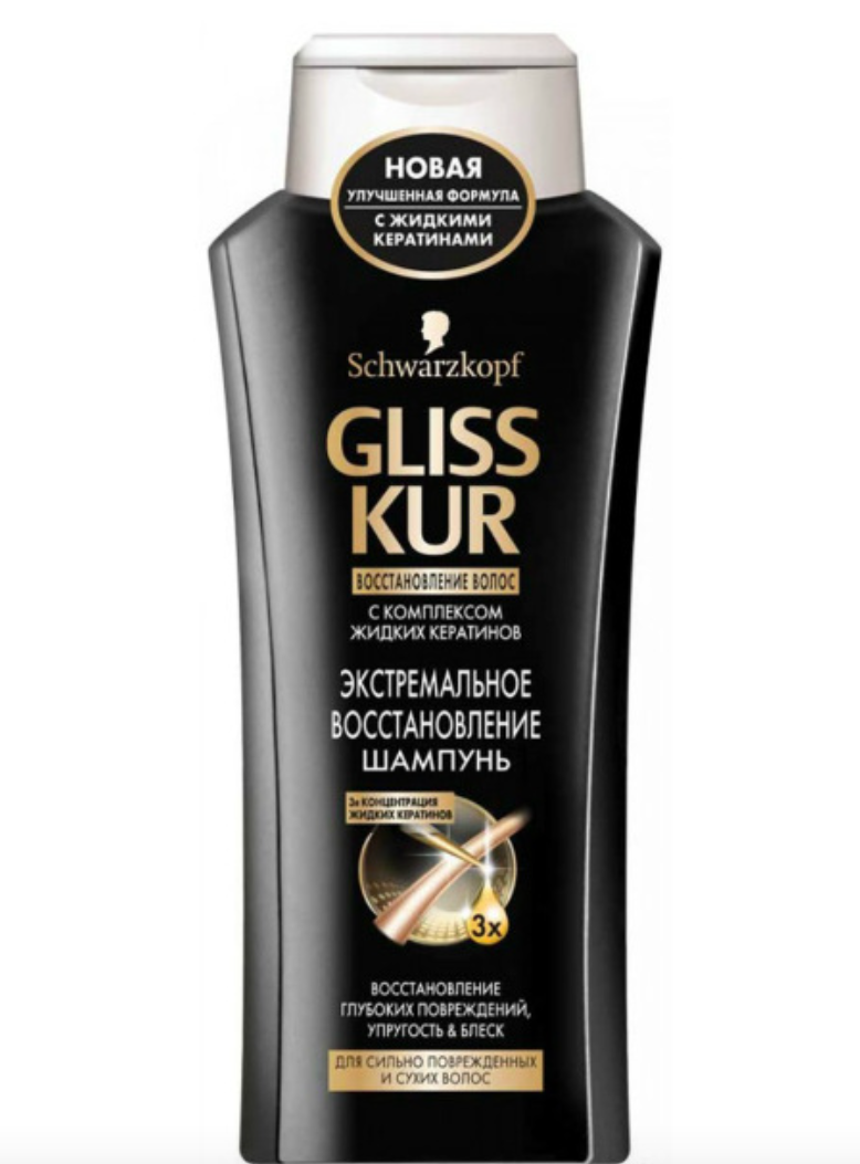 фото упаковки Gliss Kur Шампунь для волос Экстремальное Восстановление