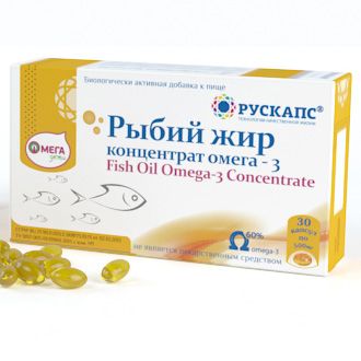 фото упаковки Рыбий жир Концентрат Омега-3 ОмегаДети