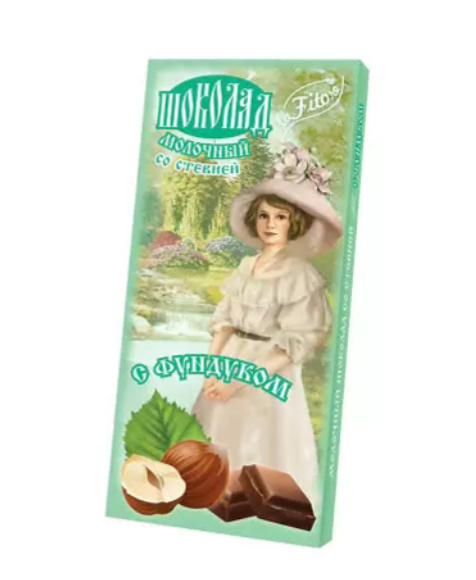 фото упаковки LaFitore Шоколад молочный с Фундуком