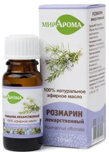 фото упаковки МирАрома эфирное масло Розмарин лекарственный