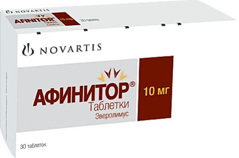 Афинитор, 10 мг, таблетки, 30 шт. купить по цене от 115800 руб в Москве, заказать с доставкой в аптеку, инструкция по применению, отзывы, аналоги, Novartis
