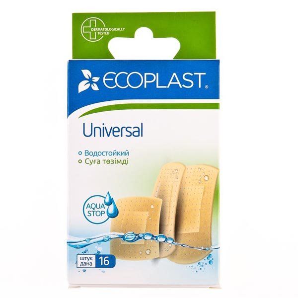фото упаковки Ecoplast Universal Набор пластырей водостойких