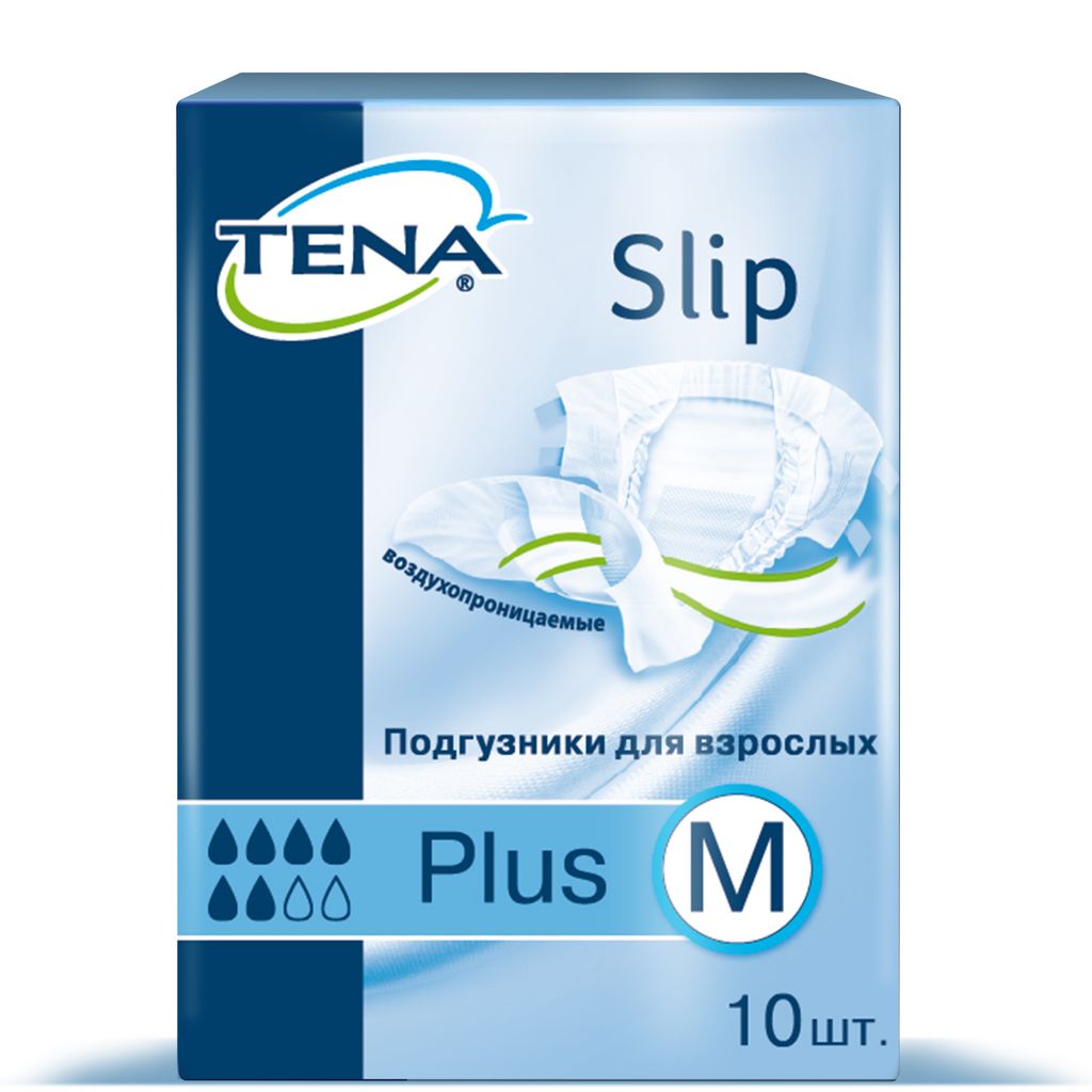 фото упаковки Подгузники для взрослых Tena Slip Plus