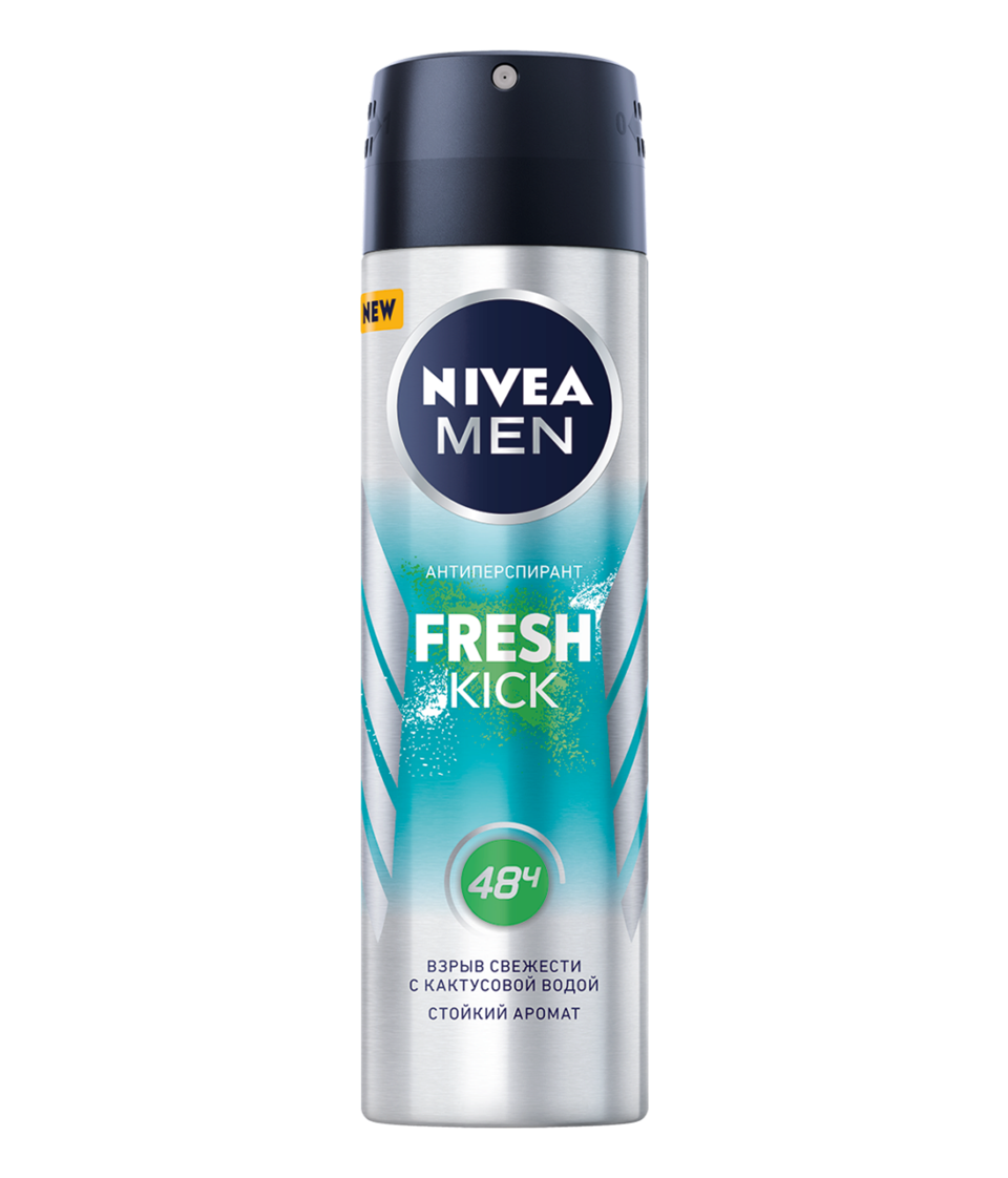 фото упаковки Nivea Men Fresh Kick Антиперспирант спрей
