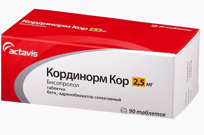 Кординорм Кор, 2.5 мг, таблетки, 90 шт.  по выгодной цене в .