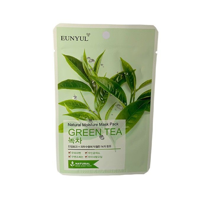 фото упаковки Eunyul маска для лица тканевая с зеленым чаем