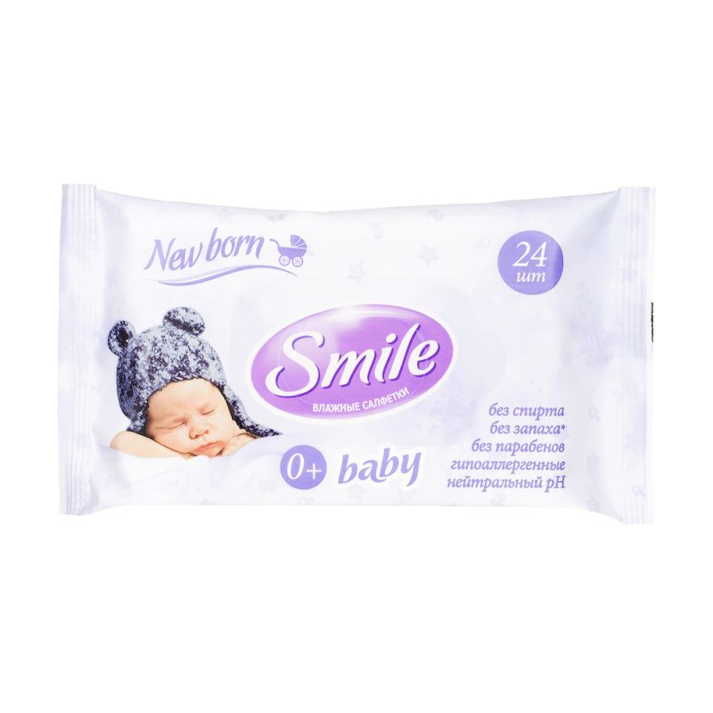 фото упаковки Smile Baby Салфетки влажные детские