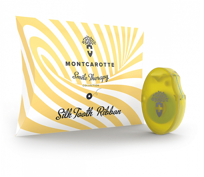фото упаковки Montcarotte Зубная шелковая желтая