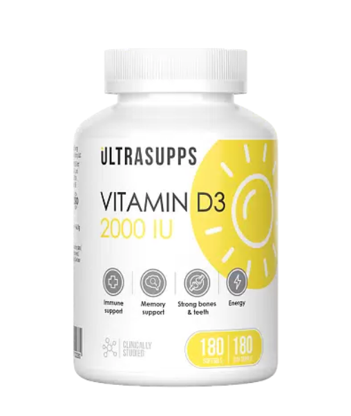 фото упаковки Ultrasupps Витамин D3