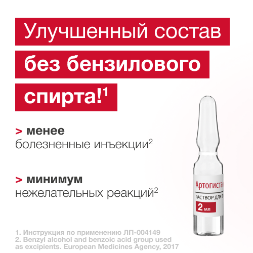 Артогистан, 100 мг/мл, раствор для внутримышечного введения, 1 мл, 10 .