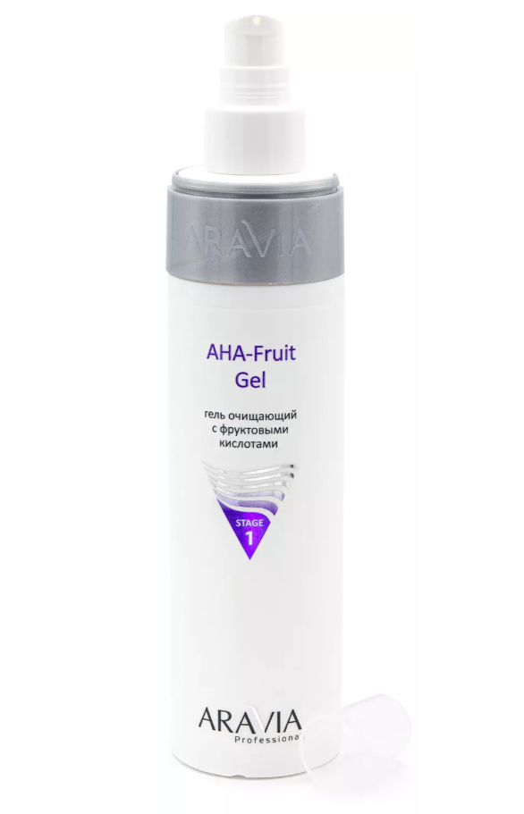 фото упаковки Aravia Professional AHA Fruit Gel Гель очищающий