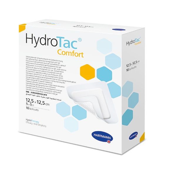 фото упаковки HydroTac Comfort Повязка гидроактивная губчатая самофиксирующаяся