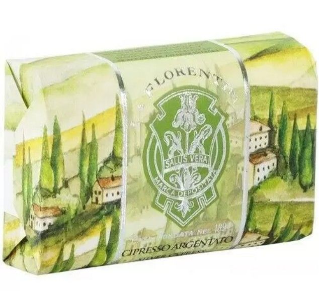 фото упаковки La Florentina Мыло Серебристый кипарис