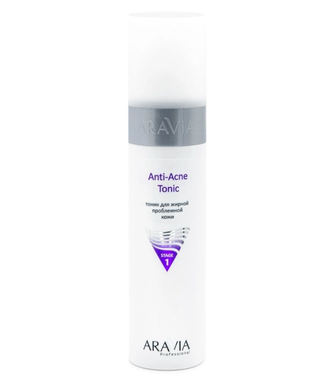 фото упаковки Aravia Professional Anti-Acne Tonic Тоник для жирной проблемной кожи