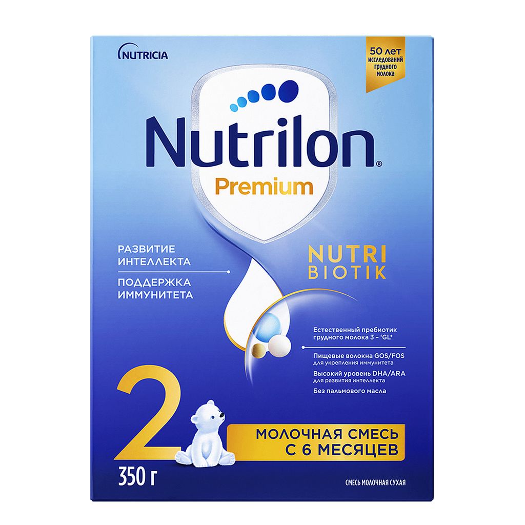 Nutrilon 2 Premium, смесь молочная сухая, 350 г, 1 шт.