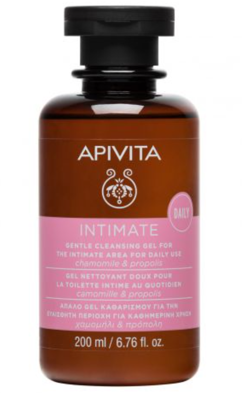 фото упаковки Apivita Intimate Гель мягкий для интимной гигиены