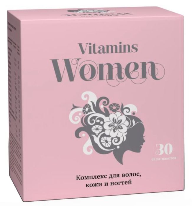 фото упаковки Комплекс для кожи волос и ногтей Vitamins Women