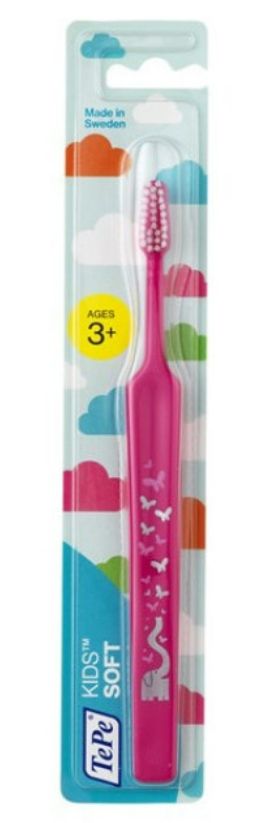 фото упаковки TePe Kids Soft Зубная щетка детская мягкая