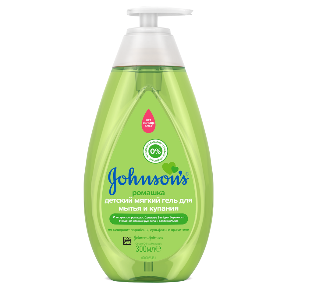 фото упаковки Johnson's Детский мягкий гель для мытья и купания