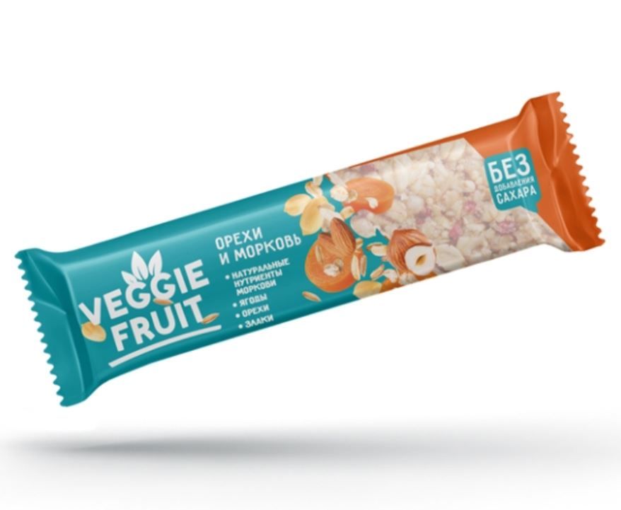 фото упаковки Veggie Fruit Батончик злаково-овощной