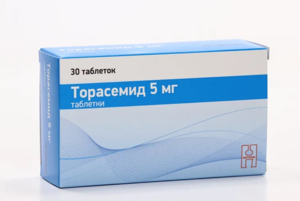 Торасемид, 5 мг, таблетки, 30 шт. купить по цене от 102 руб в Москве, заказать с доставкой в аптеку, инструкция по применению, отзывы, аналоги, Хетеро Лабс Лимитед