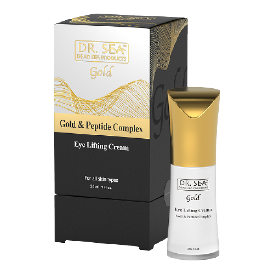 фото упаковки Dr sea Gold&Peptide Complex Лифтинг-крем для кожи вокруг глаз