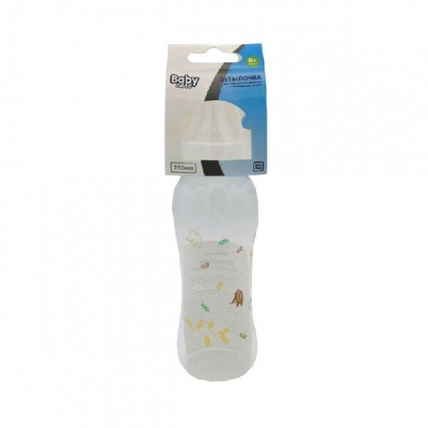 фото упаковки Baby Care бутылочка изогнутая с силиконовой соской