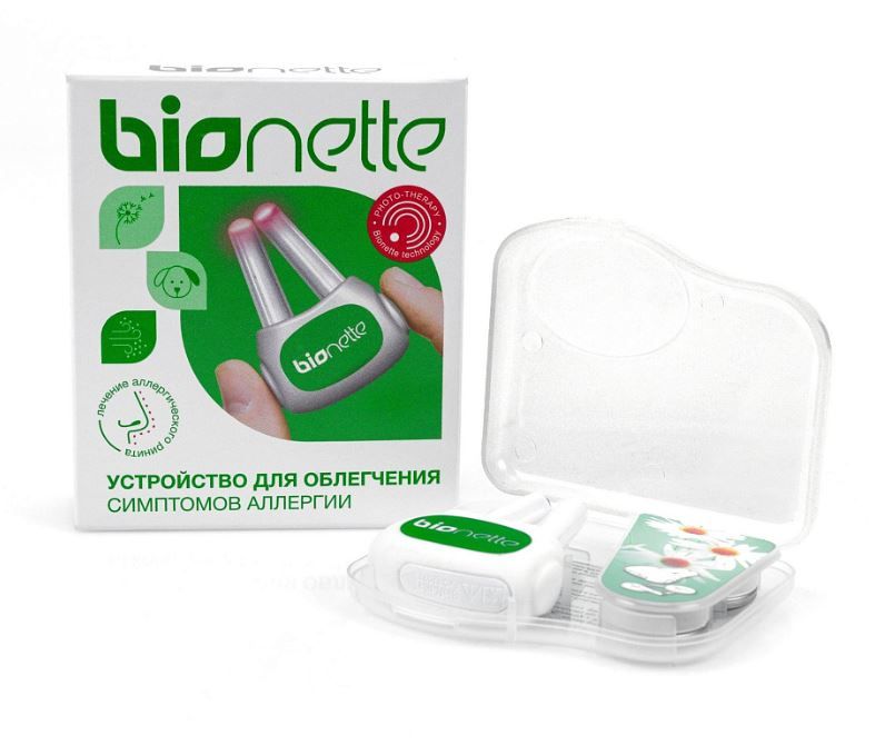 фото упаковки Bionette Устройство фототерапевтическое против аллергии