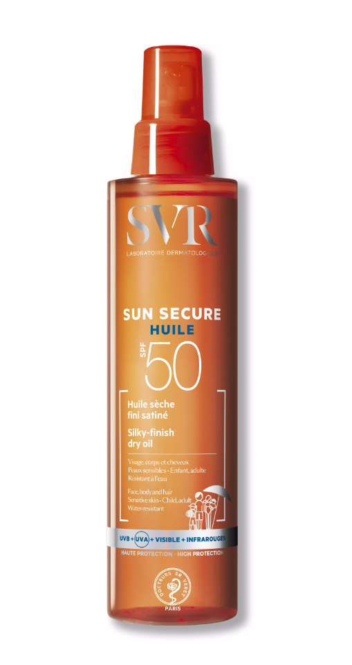 фото упаковки SVR Sun Secure Сухое масло SPF 50