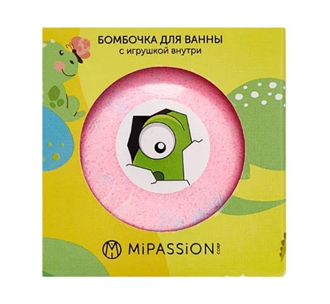 фото упаковки Mipassion Бомбочка для ванны с игрушкой Динозаврики