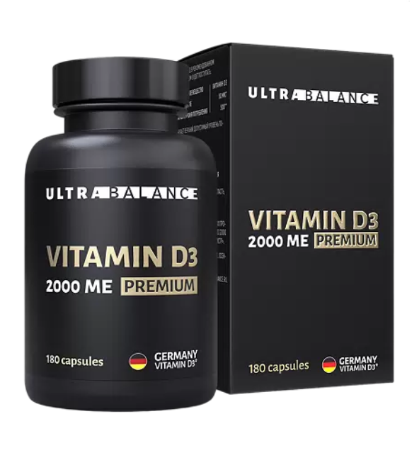 фото упаковки Ultrabalance Витамин D3 Премиум