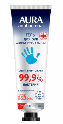 фото упаковки Aura Antibacterial Гель для рук антибактериальный