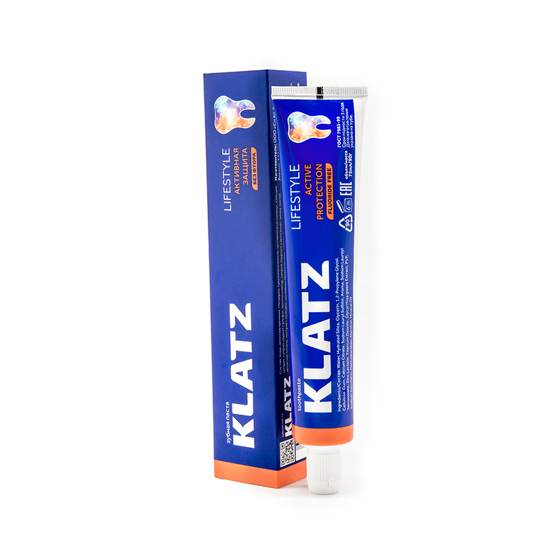 фото упаковки Klatz Lifestyle Зубная паста Активная защита