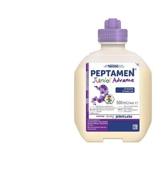 Peptamen Junior Advance, смесь для энтерального питания, с нейтральным вкусом, 500 мл, 1 шт.