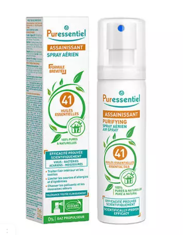 фото упаковки Puressentiel Спрей для воздуха 41 эфирное масло