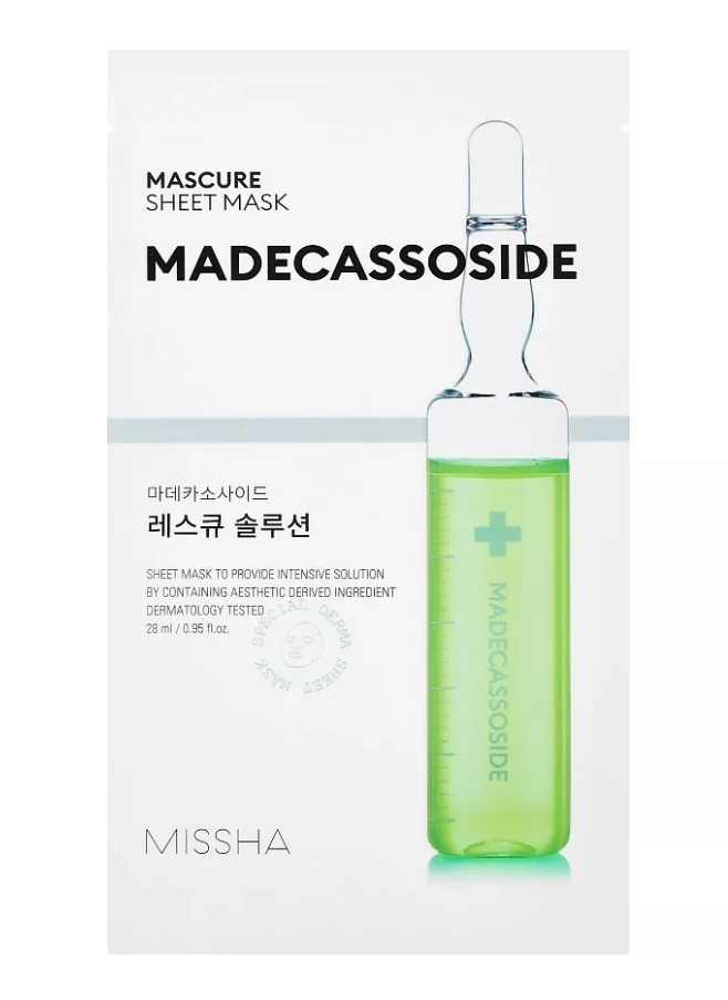 фото упаковки Missha Mascure SOS с мадекассосидом для восстановления