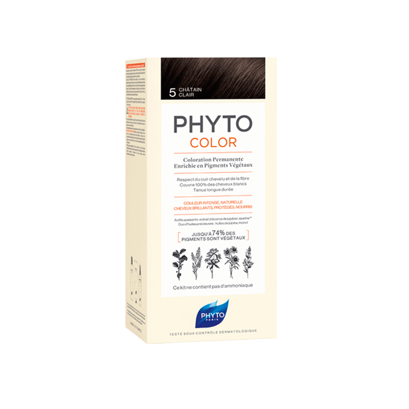 фото упаковки Phytosolba PhytoColor Краска для волос 5 светлый шатен