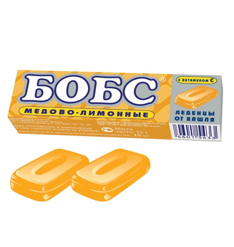 фото упаковки БОБС леденцы с витамином C