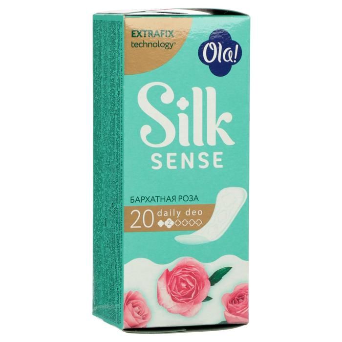 фото упаковки Ola! silk sense прокладки daily deo бархатная роза