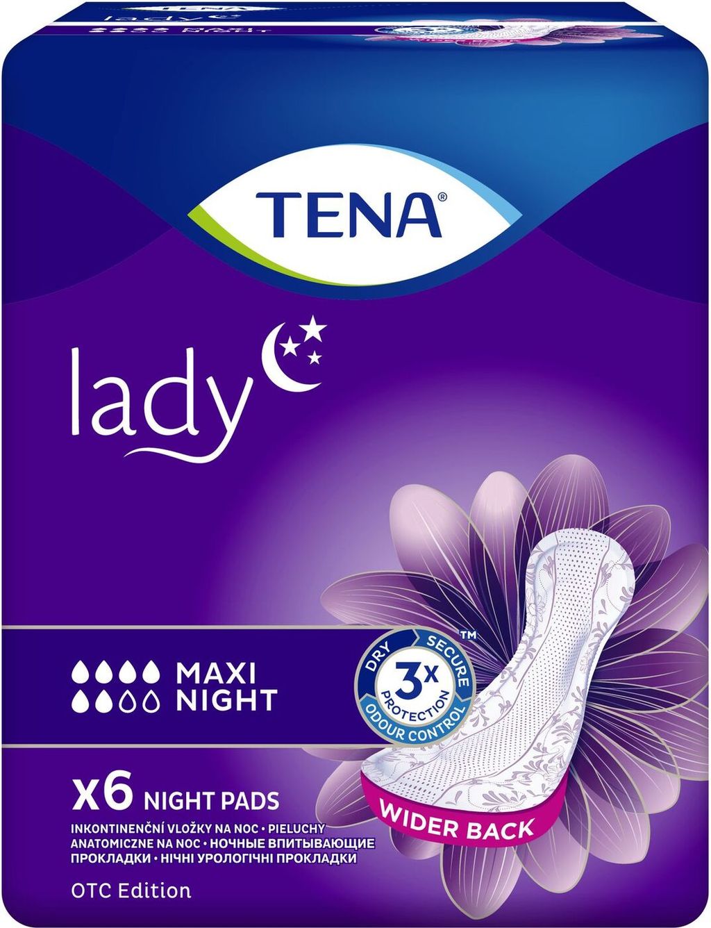 фото упаковки Прокладки урологические Tena Lady Maxi Night