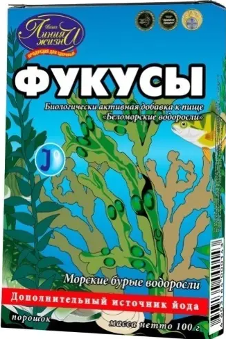 фото упаковки Фукус беломорские водоросли