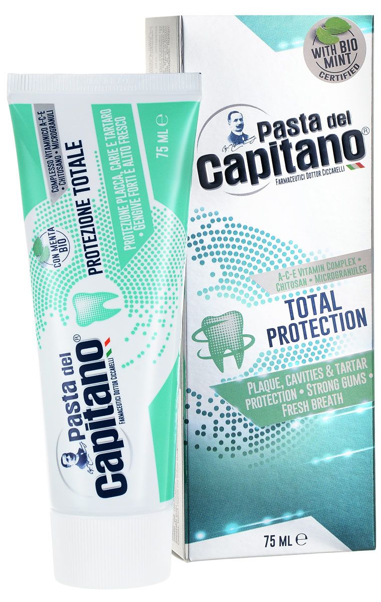 фото упаковки Pasta del Capitano Паста зубная Комплексная защита