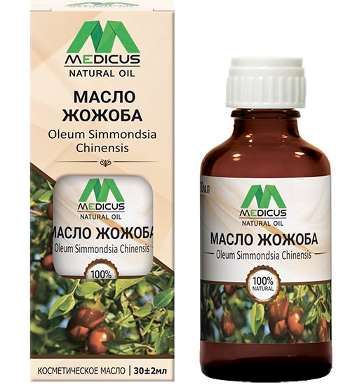фото упаковки Medicus Natural oil Масло косметическое жожоба